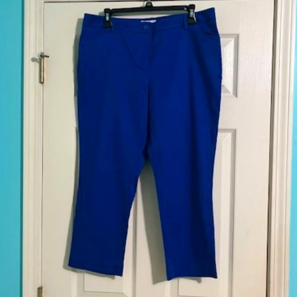 New York & Company Royal Blue Capri Pants